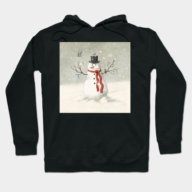 The Snowman Xmas Hoodie by Terry Fan